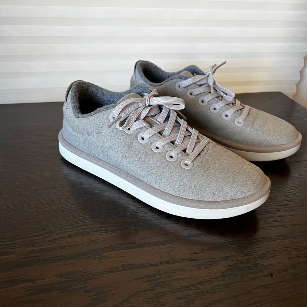 Allbirds Women’s Wool Piper Woven Gray Sneakers - like new Size 8
